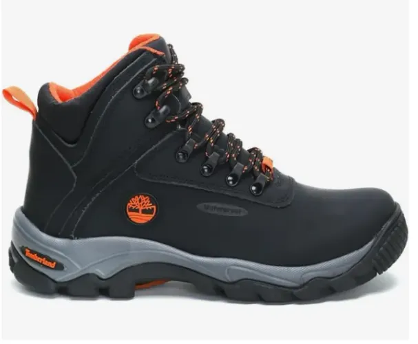 Bota Timberland adventure em couro legítimo preto waterproof