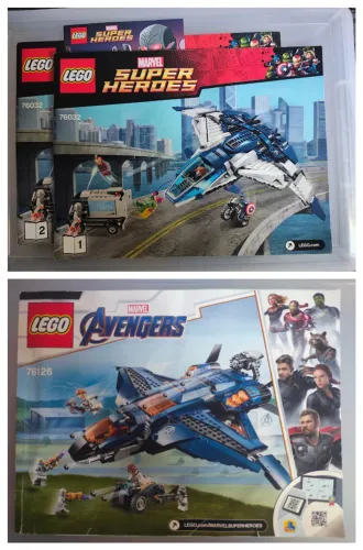 Super Lote LEGO Original c/ Manuais - 22 Kits (Marvel, DC, Star Wars, Speed)