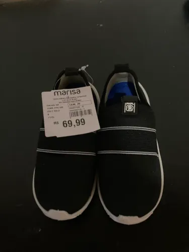 Tenis preto para criança numero 26