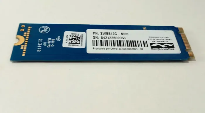 SSD MVMe 512GB n Sata computador notebook
