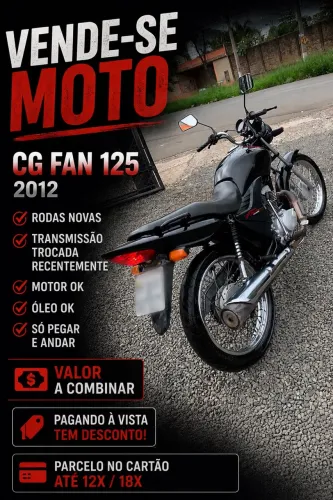 VENDO MOTO CG125
