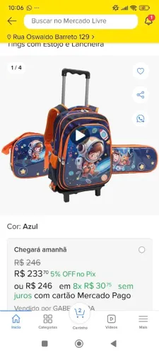 Kit Mochila Astronauta