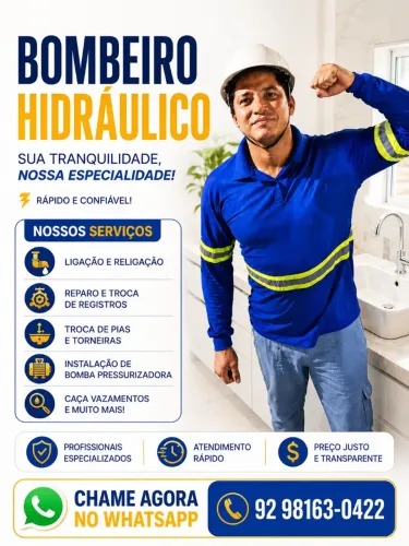 Bombeiro hidráulico/Encanador