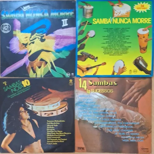 4 LPS Coletâneas de Sambas Clássicos