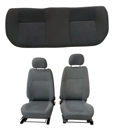 Jogo Banco Chevrolet Corsa 2008 2009 2010 3pçs Cinza