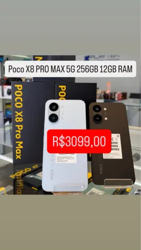 Poco x8 Pro Max 5G 256/12 + Entrega Grátis 