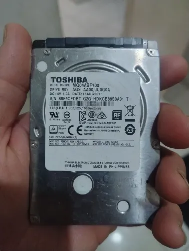 HD 1tb Toshiba c alerta leia