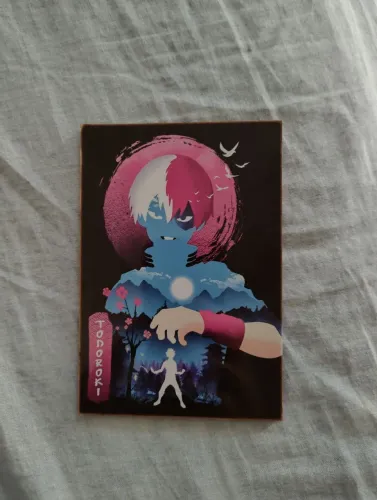 Quadros todoroki e deku pequenos (usado)