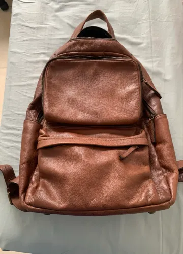Mochila de couro Louie