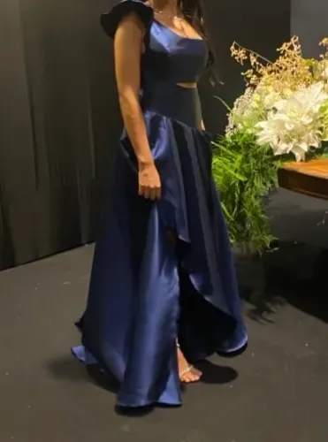 Vestido Festa Azul 