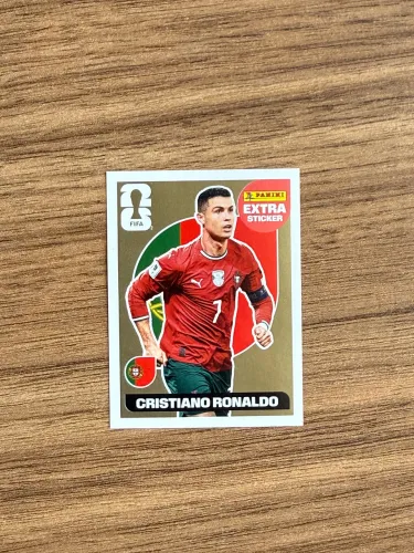 Figurinha Cristiano Ronaldo Gold Legend - Panini Original