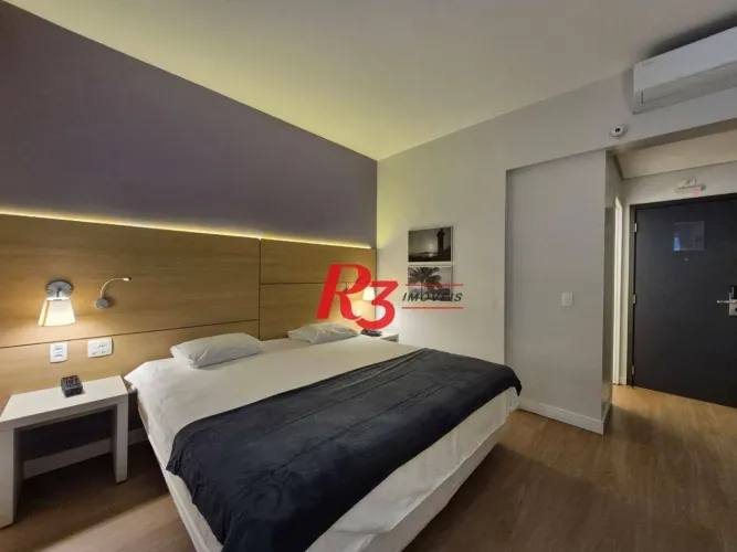 Studio com 1 dormitório à venda, 24 m² por R$ 373.000,00 - Gonzaga - Santos/SP