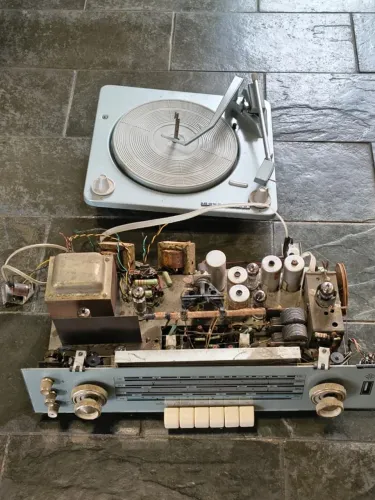 Chassis Vitrola Antiga Valvulada Toca Discos