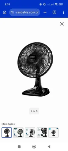 Ventilador Mondial 110v