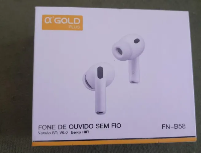 Fones de ouvido Bluetooth alpha gold