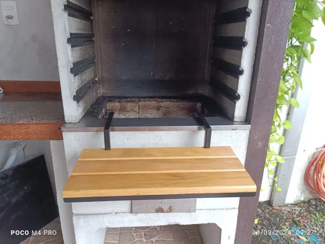 Mesa para churrasqueira 