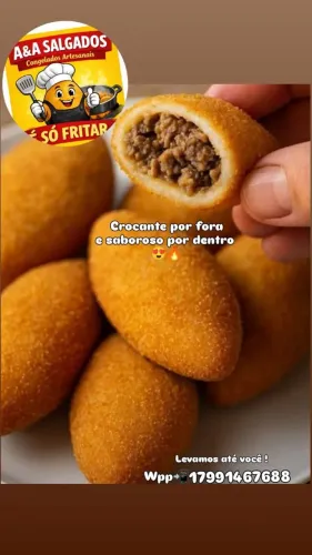 Salgados congelados