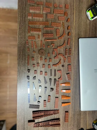Peças Lego Marrom - Excelente Estado 
