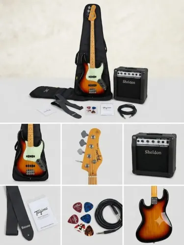 Kit Completo Baixo TAGIMA TW-73 + Cubo SHELDON + Capa AVS + Acessórios (Estado de Novo!)