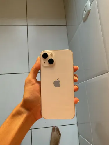 iPhone 13 128, com caixa sem marcas de uso