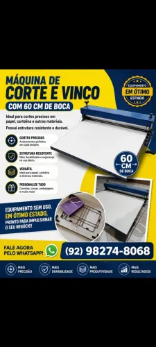 Máquina de Cortar e cinco