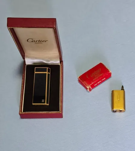 Isqueiro Cartier Vintage com bomba de gás