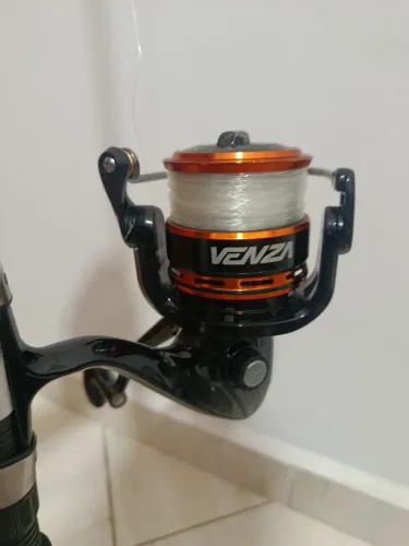 Kit pesca molinete peixes de couro LEIA