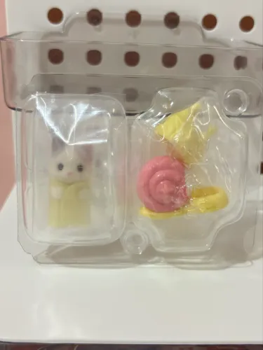 Gata Latte caracol blind bag Japão Sylvanian 
