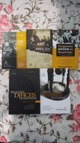 Perguntas Difíceis De Responder 5 Vol. - Pastor Elias Soares - Livros Cristãos Evangélicos