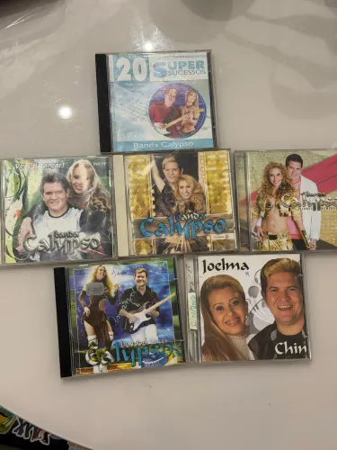 Coleção banda Calypso 6 CDS originais - relíquia