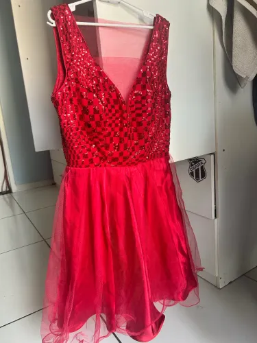 Vestido festa vermelho
