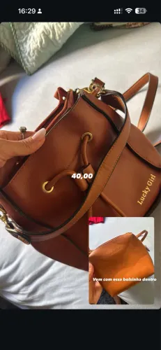 Bolsa marrom 