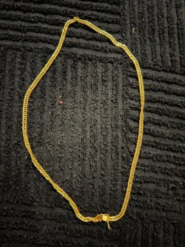 Corrente de ouro maciça 60 cm 15 gramas