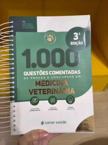 Livro 1.000 Questões Comentadas - Medicina Veterinária Ed. 3