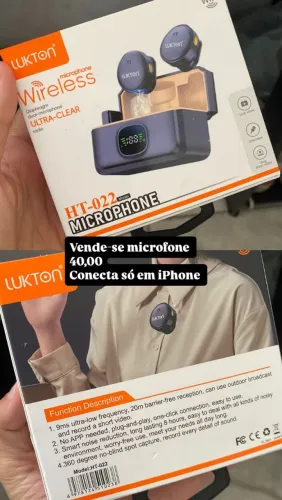 Vende-se microfone