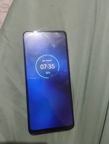 Celular moto g60 com capa e pelicula