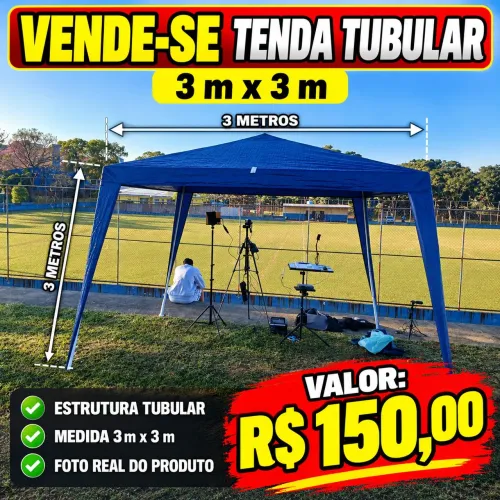 tenda gazebo tubular 3m por 3m