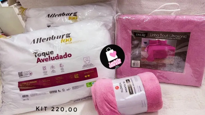 Kit Cobre leito+manta+travesseiro com frete grátis p/ maioria