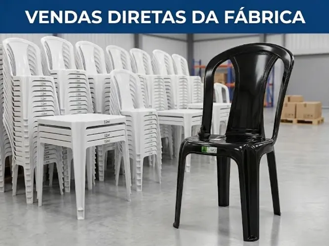 Cadeiras plásticas para eventos Vendas Direto da fábrica