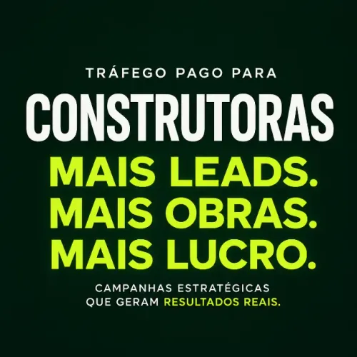 Trafégo Pago para Construtoras