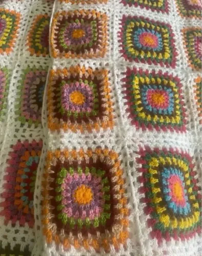 Colcha de crochê casal 