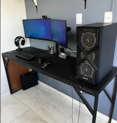 Mesa Computador / Bancada PC / Mesa Setup Gamer / Bancada Gamer