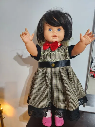 Boneca minininha 60 cm linda