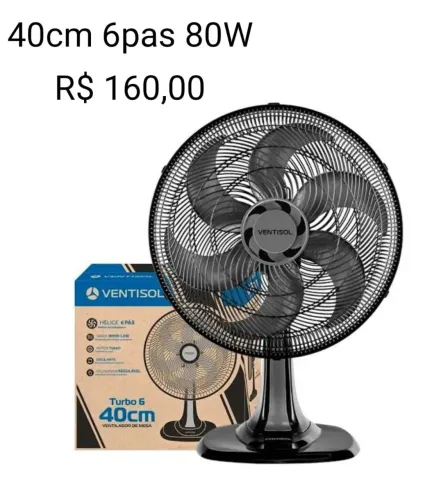 Ventilador Mesa 40cm Turbo - Lacrado