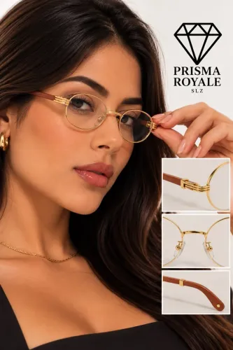 Óculos Retrô Vintage Unissex Dourado | modelos masculino e feminino
