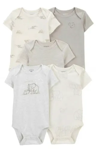 Kit 5 bodies Carters 12M