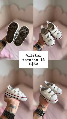 Tênis Bebê ALL star 