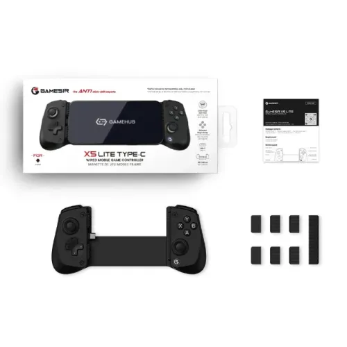 Controle Gamer Mobile Gamesir X5 Lite Tipo C Android/iPhone, 12x 19,24