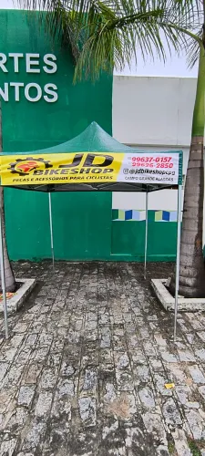 TENDA SANFONADA 2X2 FEITA COM METALON 