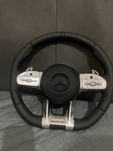 VOLANTE DE MERCEDES EM COURO
